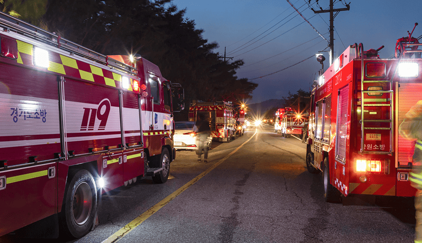 안양소방서 상황실 이미지