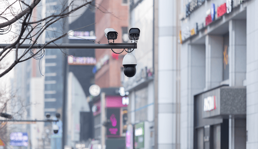 주변 CCTV 작동 이미지