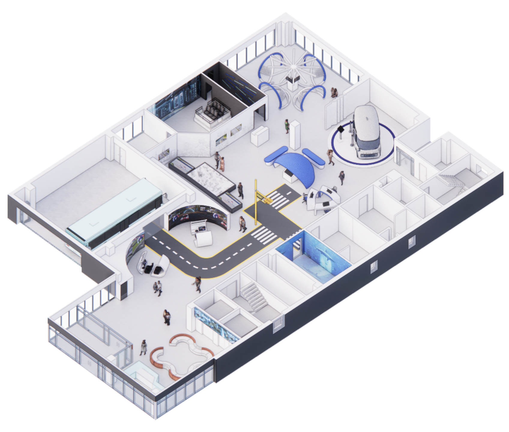 홍보 체험관 조감도